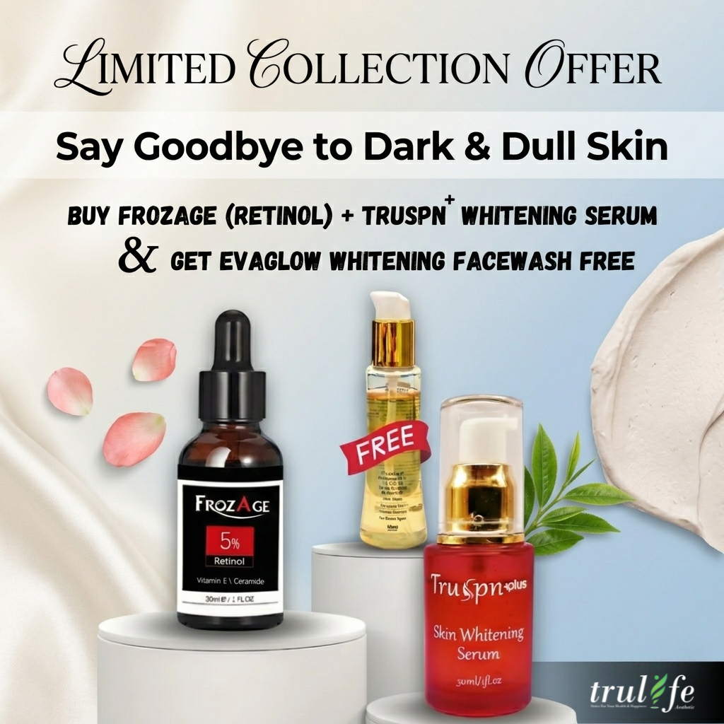 Ultimate Glow Bundle– Buy Retinol + Whitening Serum Get FREE Facewash!